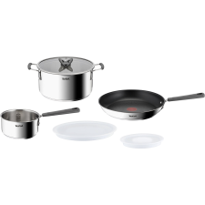 BATTERIE DE CUISINE TEFAL OPTI'SPACE G7376S04 TOUS FEUX INOX