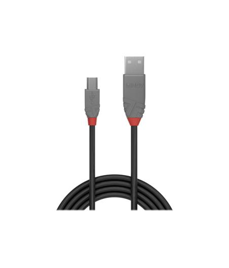 CABLE LINDY CA¢BLE USB 2.0 TYPE A VERS MINI-B