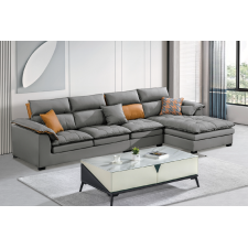 CANAPE D'ANGLE 5612-2 EN TISSU GRIS