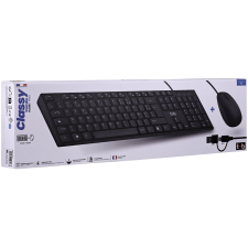 ENSEMBLE CLAVIER ET SOURIS T'NB CLASSY USB AZERTY NOIR