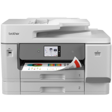 IMPRIMANTE JET D'ENCRE BROTHER MFC-J6975DW MULTIFONCTIONS 250 FEUILLES USB 2.0 BLANC