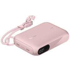 CHARGEUR TELEPHONE BELKIN 10K PD20W POWER BANK WITH DISPLAY ROSE