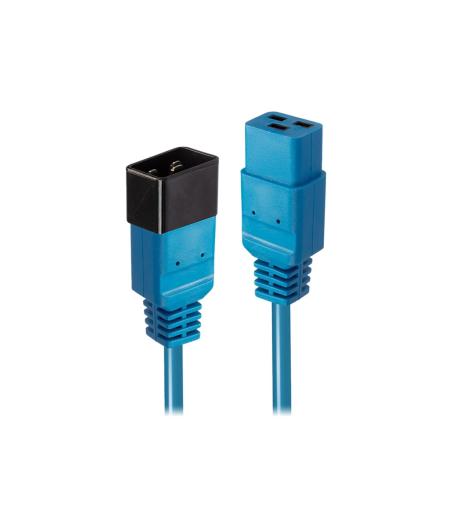 CABLE ALIMENTATION LINDY 3M IEC C19 TO IEC C20 EXT. BLUE