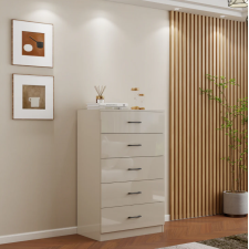 COMMODE 5COD-B 5 TIROIRS CAPPUCINO