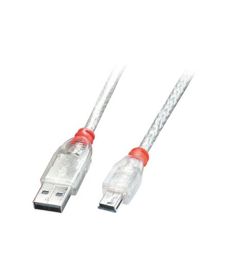 CABLE LINDY USB 2.0 A/MINI-B 2M USB