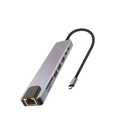 HUB TNB ICLICK PRO - USB-C 8 EN 1 - EN