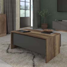 TABLE BASSE PARADOXE RELEVABLE GRIS ET IMITATION CHENE