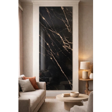 PANNEAU MURAL PVC GX145 EFFET MARBRE NOIR