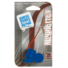 LOT DE 6 AIMANTS RONDS 20MM BLEU