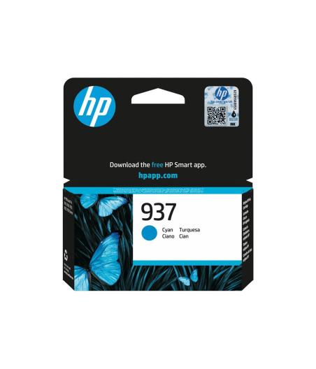CARTOUCHE D'ENCRE HP 937 CYAN ORIGINAL INK CARTRIDGE