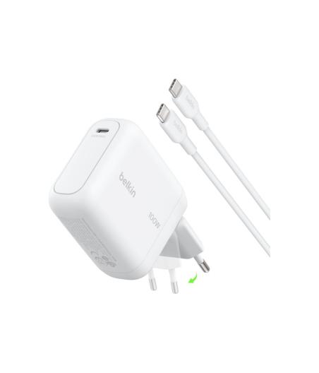CHARGEUR TELEPHONE BELKIN 100W 1C GAN WALL CHARGER W/5A C-C