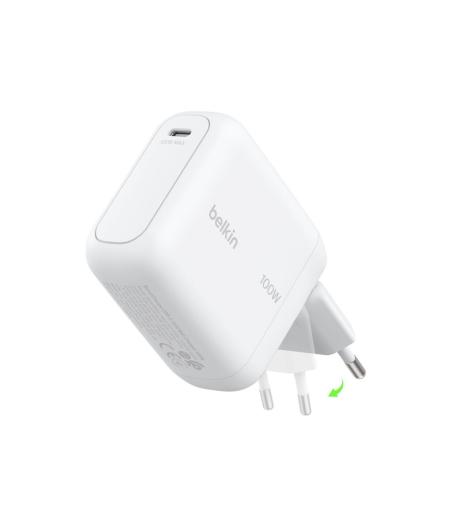 CHARGEUR TELEPHONE BELKIN 100W 1C GAN WALL CHARGER WH FOLD