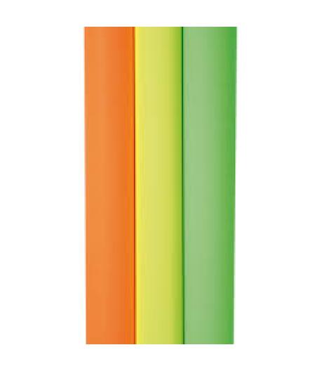 ROULEAU 10F AFFICHE FLUO 60X80CM ASSORTIS