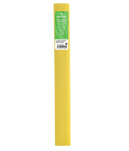 RL   CREPON CANSON®  50X250 32G 60% CREP JAUNE PAILLE