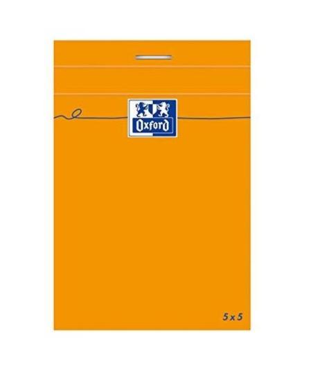 BLOC ORANGE OXFORD AGRAFE 74X105 160P OPTIK P. Q5/5