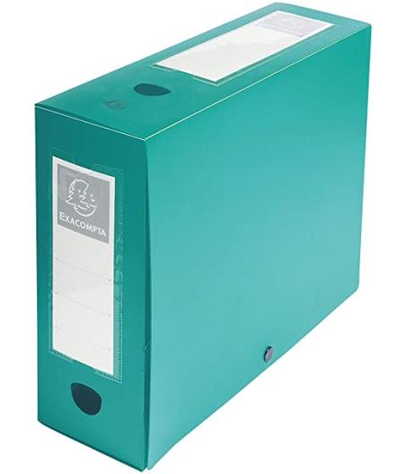 BOITE DE CLASS D80MM PRESSION PP VERT