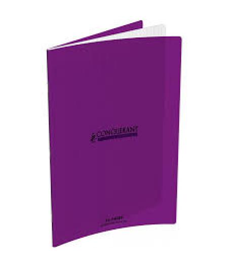 CAHIER AGRAFE 240X320 POLYPRO VIOLET 90G 48P SEYES CLASSIQUE