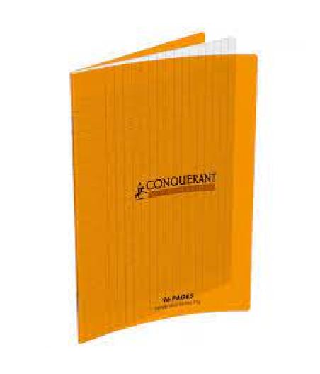 CAHIER AGRAFE 240X320 POLYPRO ORANGE 90G 48P SEYES CLASSIQUE