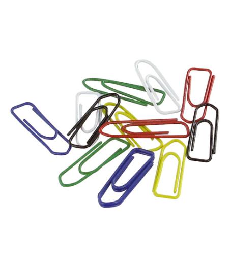 BOITE 100 ATTACHE-LETTRES COULEUR 32 MM - COLORIS ASSORTIS