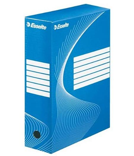 BOITE D'ARCHIVES 100MM BLEU BOXY VIVIDA ESSELTE , BLEU