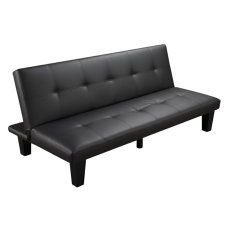 CANAPE CLIC-CLAC CONVERTIBLE XB-9065 165CM SIMILICUIR NOIR