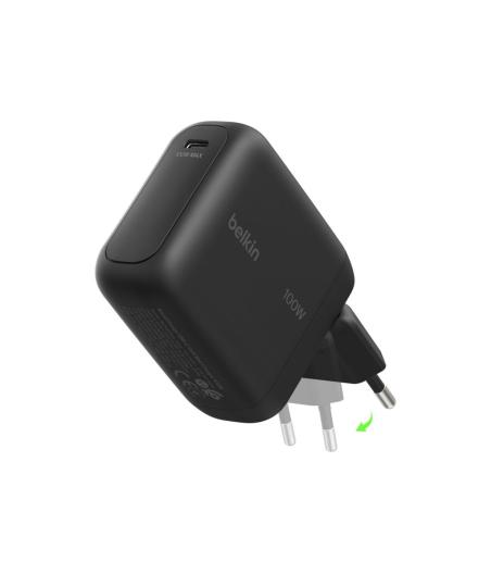 CHARGEUR TELEPHONE BELKIN 100W 1C GAN WALL CHARGER BK FOLD