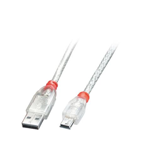 CABLE LINDY USB 2.0 A/MINI-B 1M