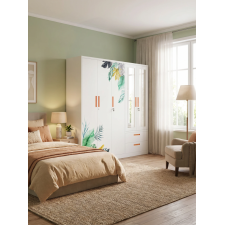 ARMOIRE METALLIQUE KM-WD-08 MOTIFS VEGETAUX COLORES