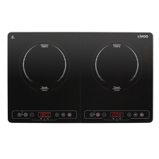 PLAQUE A INDUCTION LIVOO DOC236 2 FOYERS 2000W ET 1500W NOIR