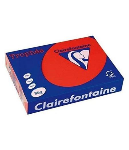 A4 ROUGE CARDINAL 80G/M2 FSC 500 FEUILLES