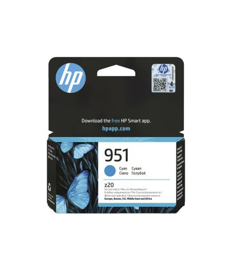 CARTOUCHE D'ENCRE HP 951 CYAN OFFICEJET INK CARTRIDGE
