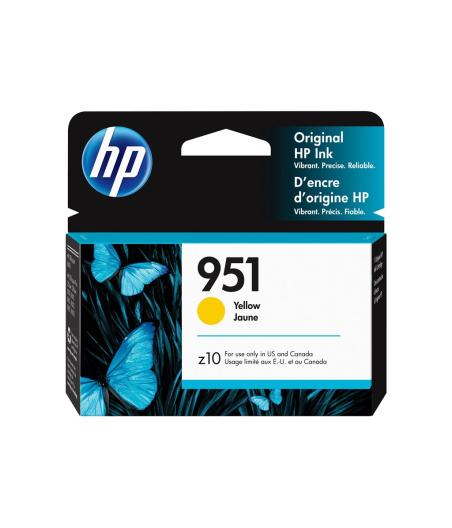 CARTOUCHE D'ENCRE HP 951 YELLOW OFFICEJET INK CARTRIDGE