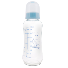 BIBERON EN VERRE LORELLI MOONLIGHT BLUE 240 ML DÈS LA NAISSANCE