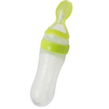 CUILLÈRE D’ALIMENTATION EN SILICONE CANGAROO 90 ML VERTE DÈS 6 MOIS