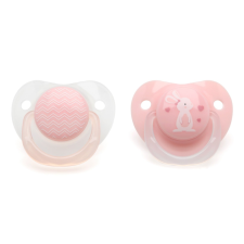 LOT DE 2 SUCETTES LAPIN DÈS 6 MOIS