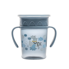 GOBELET D’APPRENTISSAGE 360° AVEC POIGNÉES LORELLI 275 ML BLEU DÈS 12 MOIS
