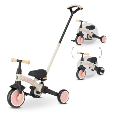 TRICYCLE ÉVOLUTIF 3-EN-1QPLAY AVEC BARRE PARENTALE STAGER ROSE