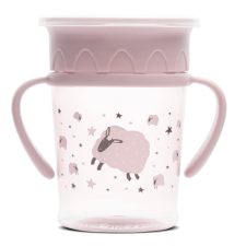 GOBELET D’APPRENTISSAGE 360° AVEC POIGNÉES LORELLI 275 ML ROSE DÈS 12 MOIS