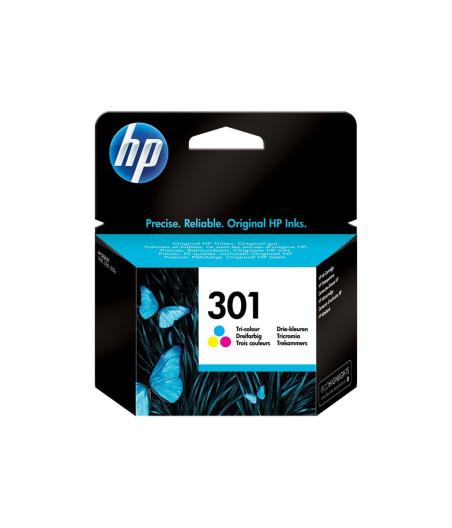 CARTOUCHE D'ENCRE HP 301 TRI-COLOR ORIGINAL INK CARTRIDGE