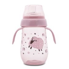 GOBELET D’APPRENTISSAGE À BEC SOUPLE AVEC POIGNÉES LORELLI 250 ML ROSE DÈS 6 MOIS