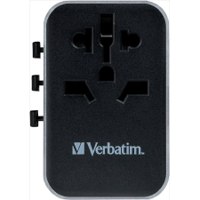 ADAPTATEUR SECTEUR VERBATIM UTA 04 USB-C 5CONNECTEURS NOIR