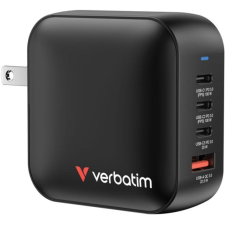 ADAPTATEUR SECTEUR VERBATIM 100WATTS 4 PORTS NOIR