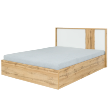 LIT WOOD WOOD-81 AVEC COFFRE ET LED 160X200CM EFFET BOIS