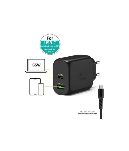 CHARGEUR TELEPHONE PORT DESIGNS WALL CHARGER TYPE C PD 65W