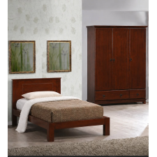 LIT MALINA SHBR32_3675_NC 90X190CM BOIS TEAK