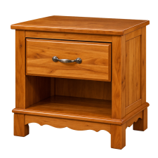 TABLE DE CHEVET TOKYO MT9 AVEC 1 TIROIR BOIS TEAK