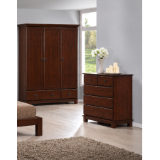 COMMODE MALINA SHBR32_4005_NC 5 TIROIRS BOIS TEAK