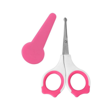 CISEAUX POUR BÉBÉ AVEC CAPUCHON DE PROTECTION LORELLI ROSE