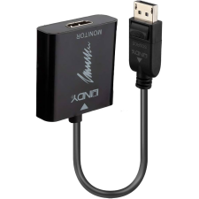 CONVERTISSEUR ACTIF DISPLAYPORT LINDY 4K NOIR