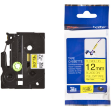 RUBAN BROTHER 12MM POUR ETIQUETEUSE NOIR/JAUNE